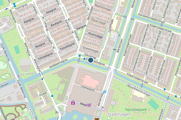 Politie-melding op Veldbeemdgras, Zwolle op 30 juni, kaart-overzicht