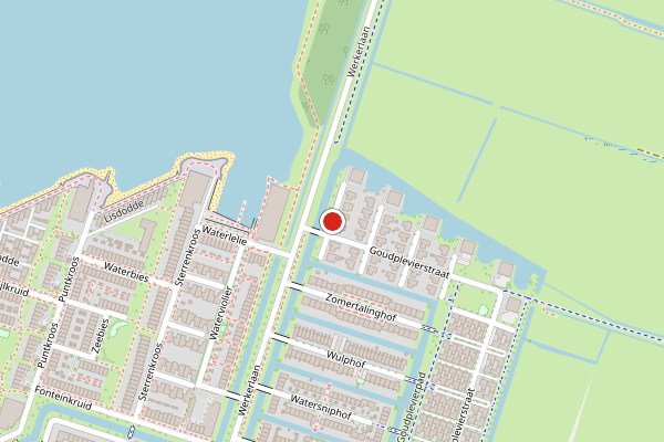 Brandweer-melding op Goudplevierstraat, Zwolle op 30 juni, kaart-overzicht