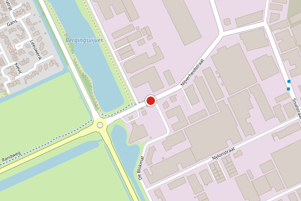 Brandweer-melding op Nijverheidstraat, Genemuiden op 1 juli, kaart-overzicht