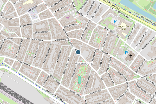 Politie-melding op Assendorperstraat, Zwolle op 8 juli, kaart-overzicht