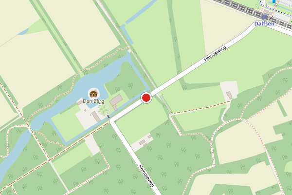 Brandweer-melding op Heinoseweg, Dalfsen op 10 juli, kaart-overzicht