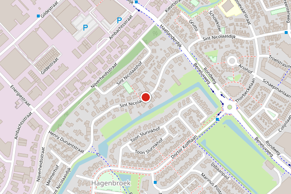 Brandweer-melding op Sint Nicolaasdijk, Kampen op 11 juli, kaart-overzicht