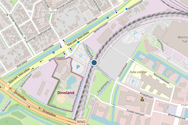 Politie-melding op Koggepad, Zwolle op 12 juli, kaart-overzicht