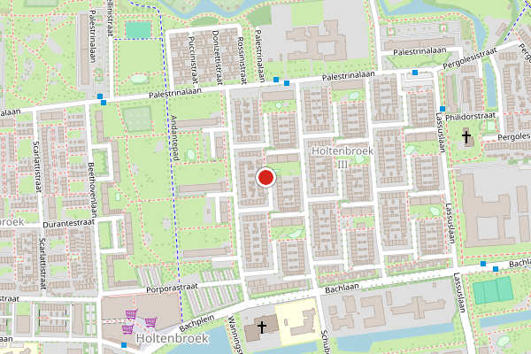 Brandweer-melding op Praetoriusstraat, Zwolle op 13 juli, kaart-overzicht
