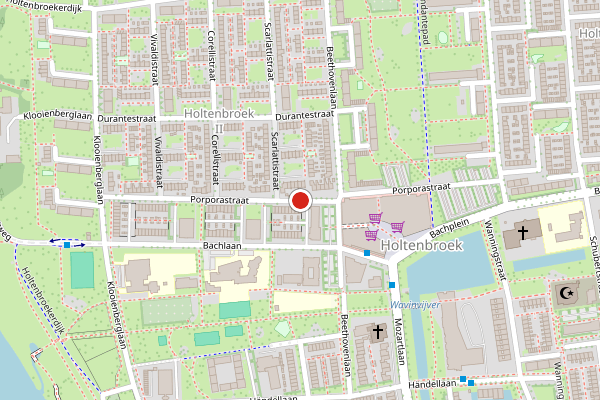 Brandweer-melding op Porporastraat, Zwolle op 13 juli, kaart-overzicht