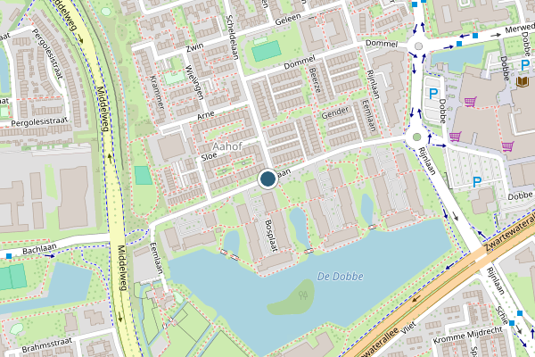Politie-melding op Eemlaan, Zwolle op 13 juli, kaart-overzicht