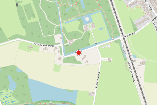Brandweer-melding op Windesheimerweg, Zwolle op 17 juli, kaart-overzicht