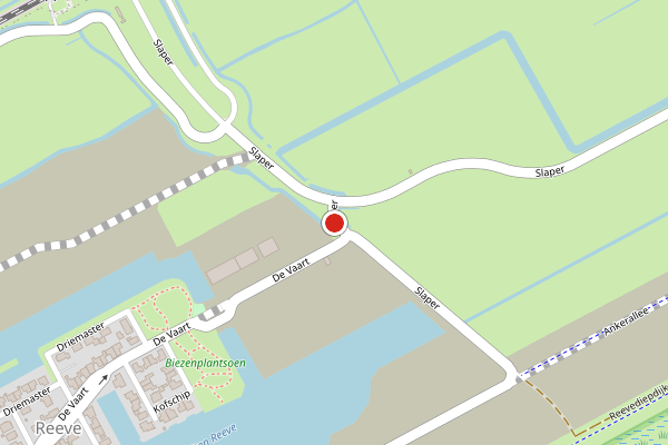 Brandweer-melding op Slaper, Reeve op 17 juli, kaart-overzicht