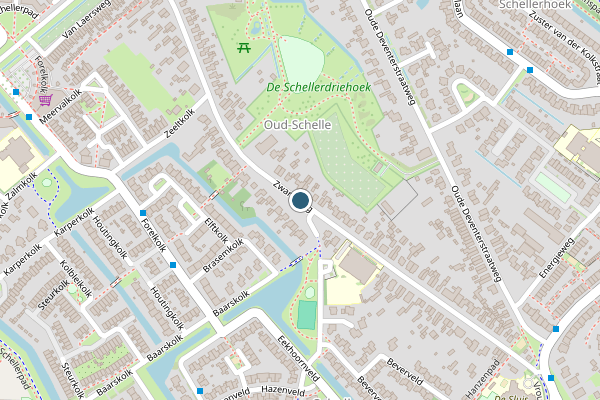 Politie-melding op Zwarteweg, Zwolle op 18 juli, kaart-overzicht