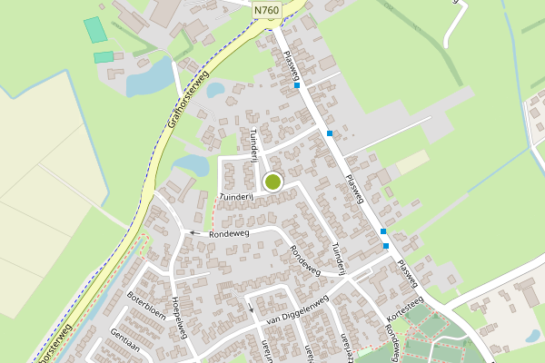Ambulance-melding op Tuinderij, IJsselmuiden op 18 juli, kaart-overzicht