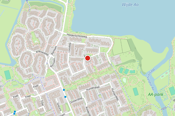 Brandweer-melding op Meppelerdiep, Zwolle op 19 juli, kaart-overzicht