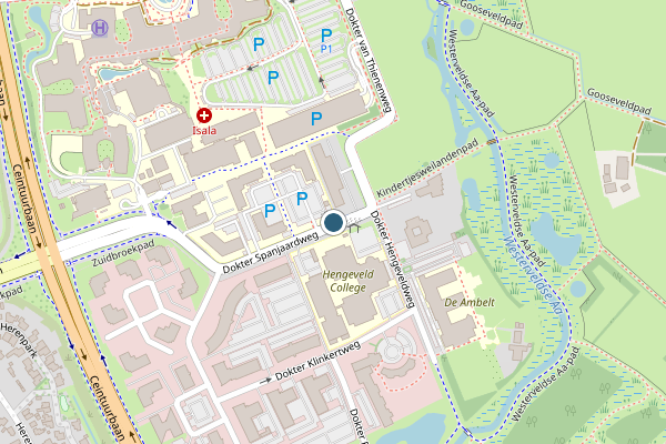 Politie-melding op Dokter Spanjaardweg, Zwolle op 20 juli, kaart-overzicht