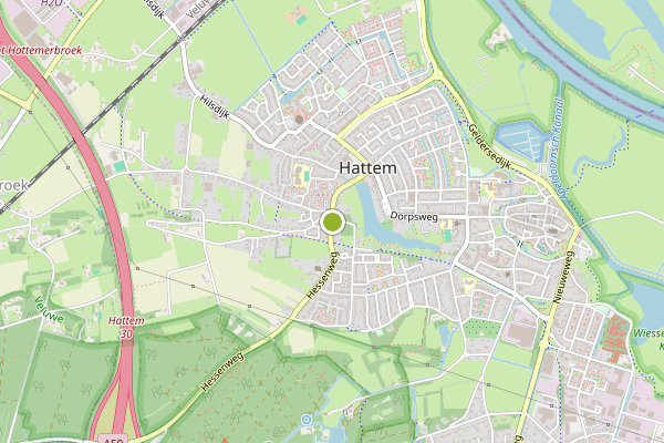 Ambulance-melding op Hattem op 22 juli, kaart-overzicht