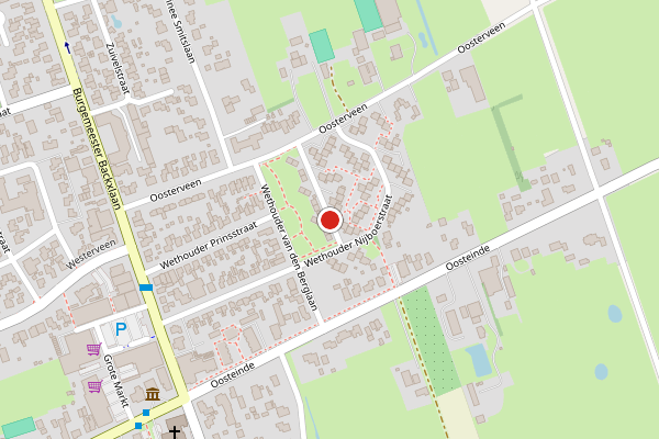 Brandweer-melding op Weth.Nijboerstraat, Nieuwleusen op 28 juli, kaart-overzicht