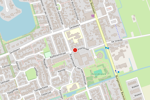 Brandweer-melding op Raiffeisenstraat, Nieuwleusen op 28 juli, kaart-overzicht