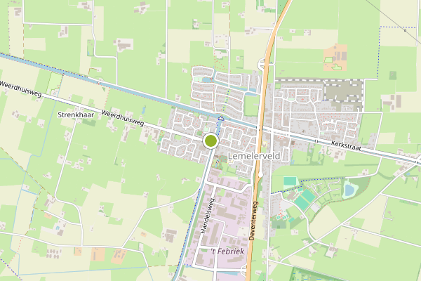 Ambulance-melding op Lemelerveld op 11 juli, kaart-overzicht