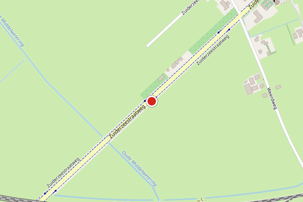 Brandweer-melding op Zuiderzeestraatweg, Hattem op 29 juli, kaart-overzicht