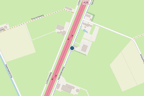 Politie-melding op Hermelenweg, Zwolle op 31 juli, kaart-overzicht