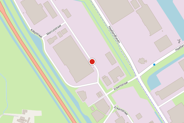 Brandweer-melding op Eckertstraat, Kampen op 31 juli, kaart-overzicht
