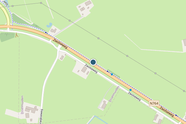 Politie-melding op Zwolseweg, IJsselmuiden op 4 augustus, kaart-overzicht