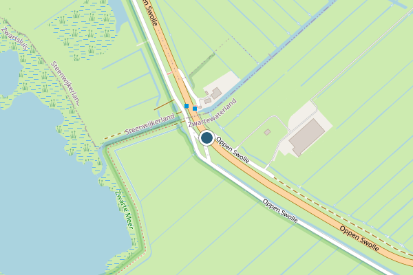 Politie-melding op Zwartsluis op 4 augustus, kaart-overzicht