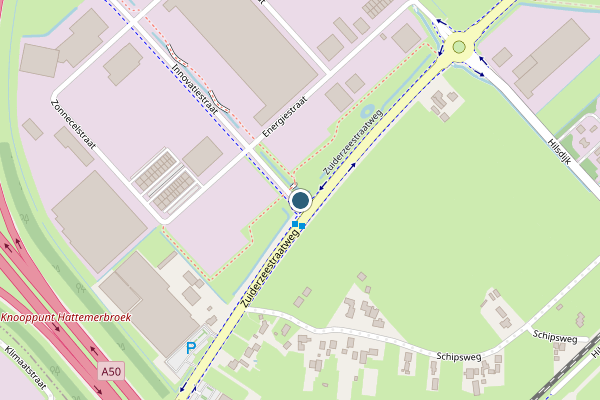 Politie-melding op Innovatiestraat, Hattem op 6 mei, kaart-overzicht