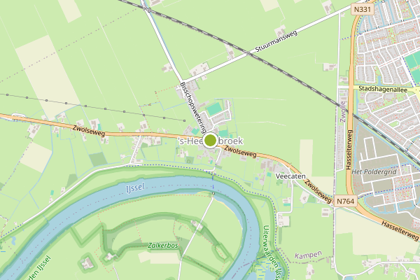 Ambulance-melding op 's-Heerenbroek op 26 mei, kaart-overzicht