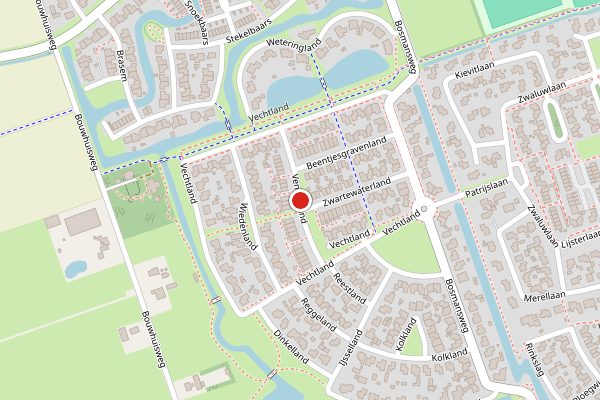 Brandweer-melding op Vennenland, Nieuwleusen op 1 juni, kaart-overzicht