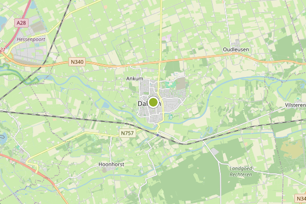 Ambulance-melding op Dalfsen op 20 mei, kaart-overzicht
