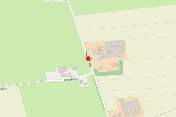 Brandweer-melding op Brouwersweg, Dalfsen op 12 mei, kaart-overzicht