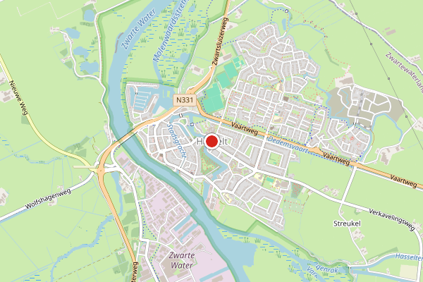 Brandweer-melding op Hasselt op 5 juni, kaart-overzicht