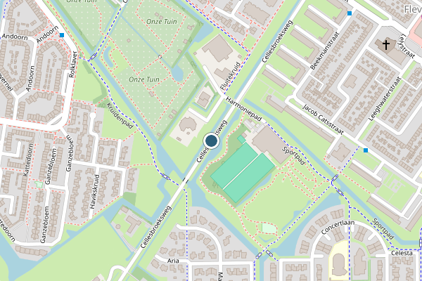 Politie-melding op Cellesbroeksweg, Kampen op 11 juni, kaart-overzicht
