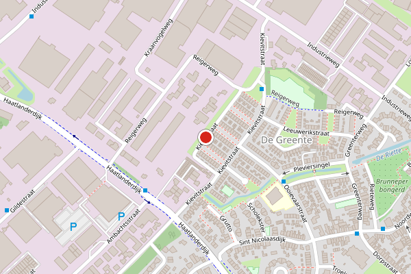 Brandweer-melding op Kievitstraat, Kampen op 11 juni, kaart-overzicht