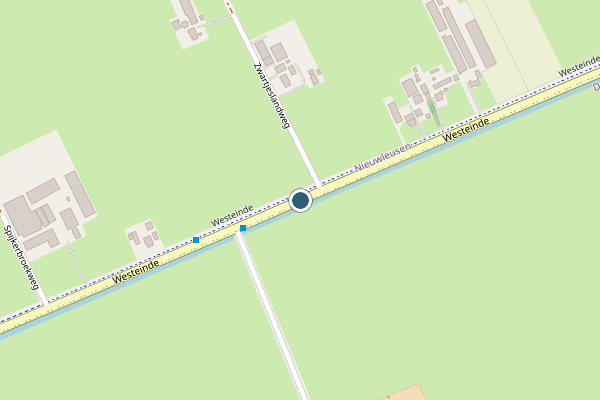 Politie-melding op Westeinde, Nieuwleusen op 12 juni, kaart-overzicht