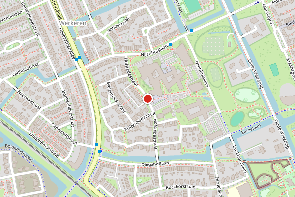 Brandweer-melding op Hofstedestraat, Zwolle op 15 juni, kaart-overzicht