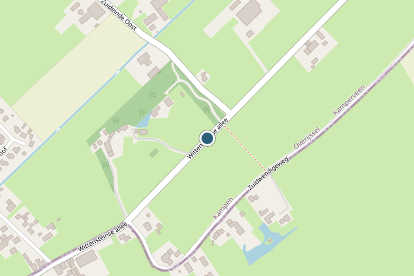 Politie-melding op Wittensteinse allee, Kamperveen op 15 juni, kaart-overzicht