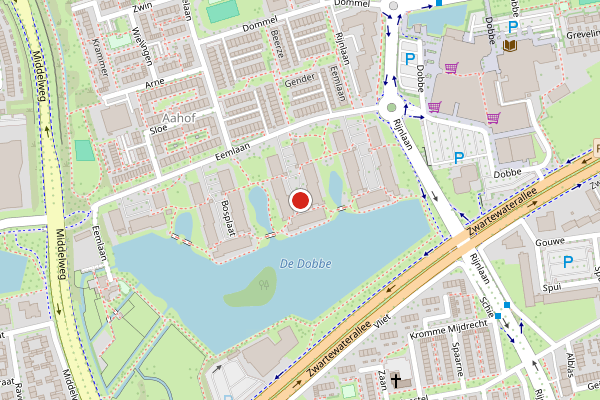Brandweer-melding op Huibertplaat, Zwolle op 17 juni, kaart-overzicht