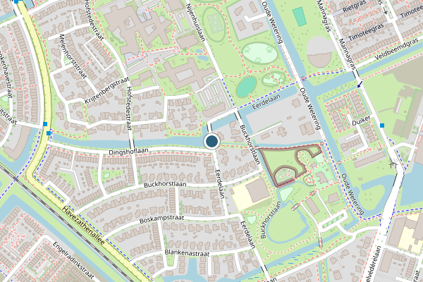 Politie-melding op Eerdelaan, Zwolle op 17 juni, kaart-overzicht