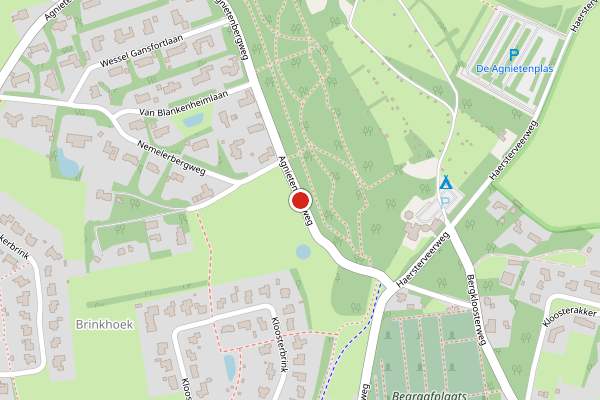 Brandweer-melding op Agnietenbergweg, Zwolle op 20 juni, kaart-overzicht