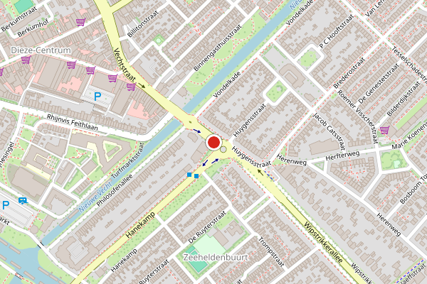 Brandweer-melding op Wipstrikkerallee, Zwolle op 20 juni, kaart-overzicht