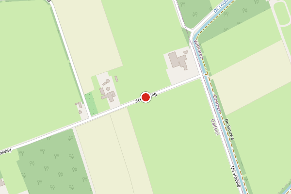 Brandweer-melding op Schoolweg, Dalfsen op 19 juni, kaart-overzicht