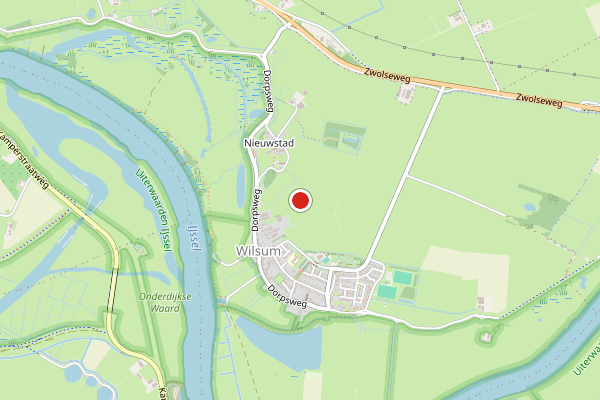 Brandweer-melding op Wilsum op 21 juni, kaart-overzicht