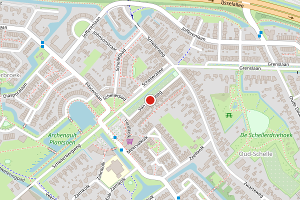 Brandweer-melding op Van Laersweg, Zwolle op 23 juni, kaart-overzicht