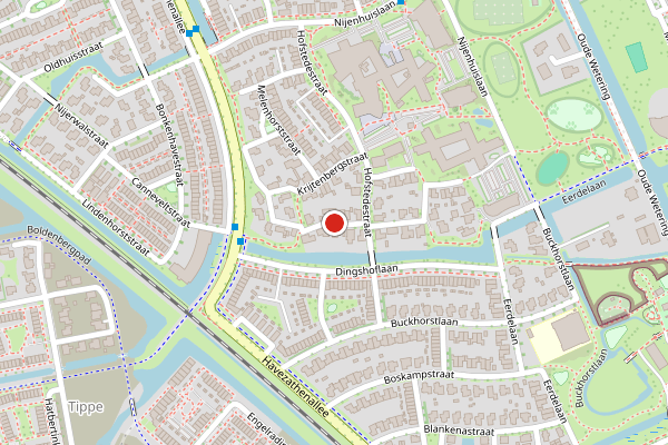 Brandweer-melding op Hogenhofstraat, Zwolle op 24 juni, kaart-overzicht