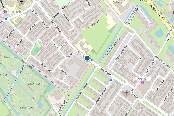 Politie-melding op Wederiklaan, Kampen op 25 juni, kaart-overzicht