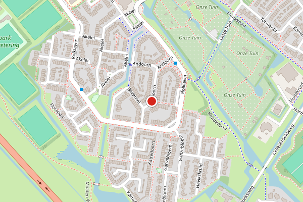 Brandweer-melding op Andoorn, Kampen op 27 juni, kaart-overzicht